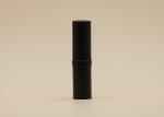 Middle Convex Matt Black Slim Lipstick Tube Portable For Cosmetic Packaging