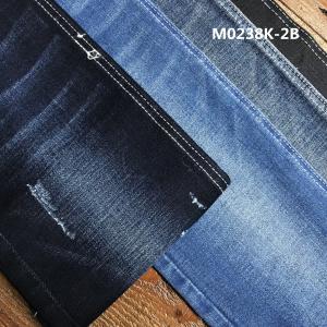 Quality 10.5 oz Jeans Black Backside Cotton Polyester Denim Fabric 58 Ctn 40 Poly 2 Spx wholesale