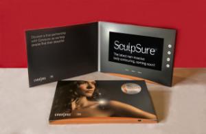 Quality 512M 7 Inch LCD Greeting Card , Hard Paper Digital Video Brochure wholesale