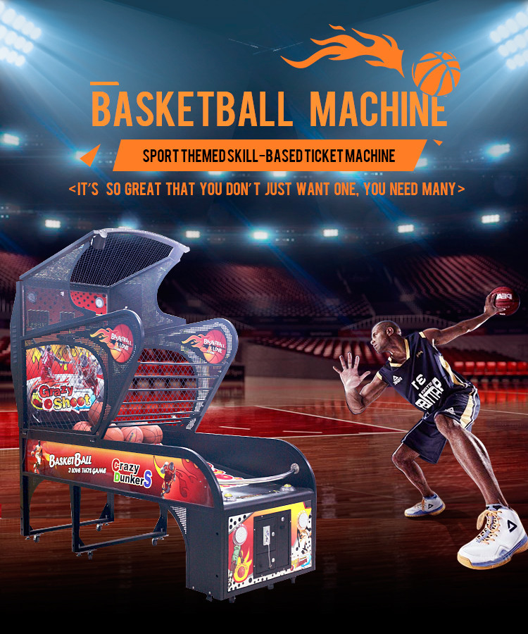 Boxing Luxury Basketball Shooting Game Machine For Amusement Park 1 Year Warranty