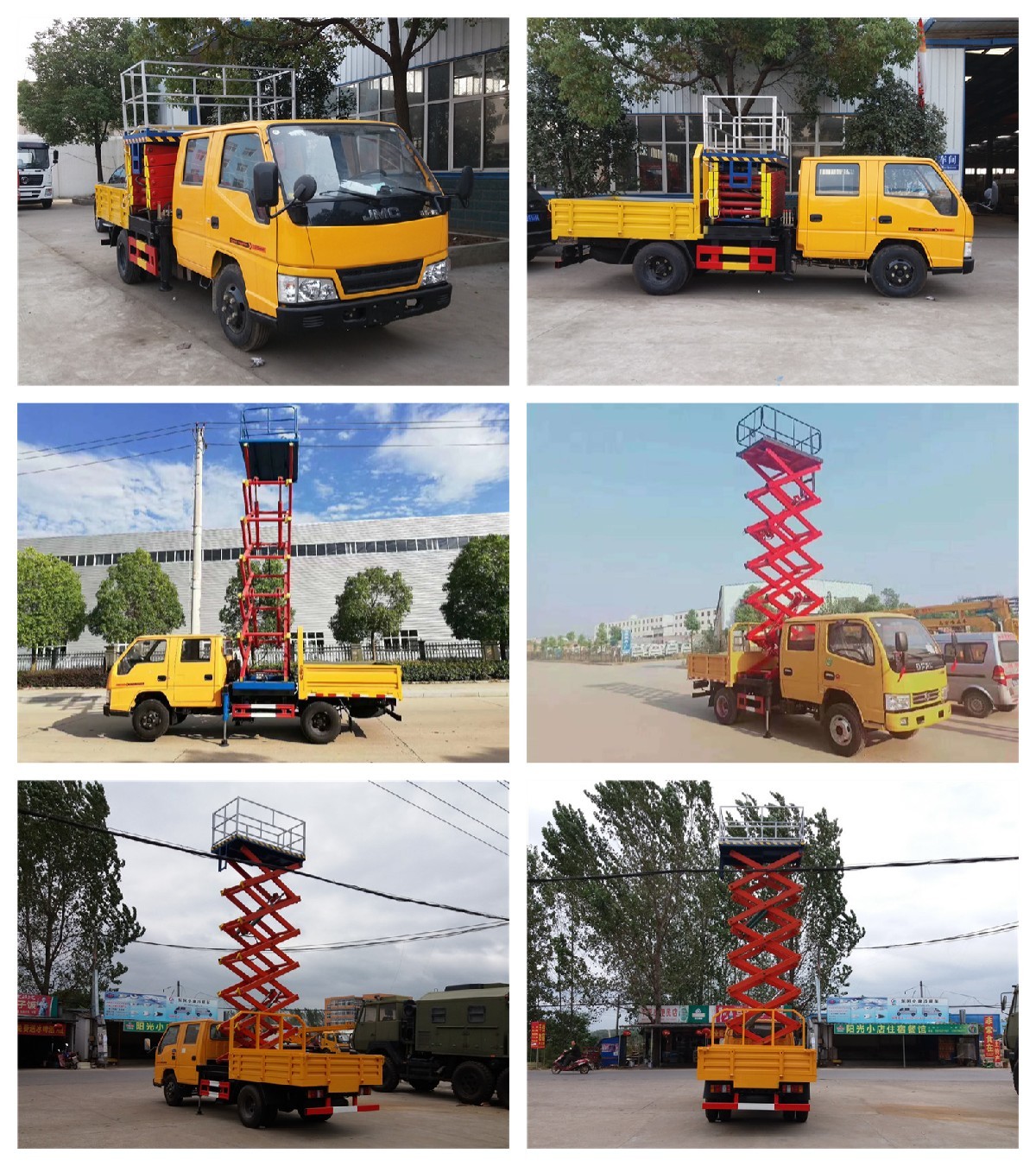 JMC 10 Meters Elevated Work Platform Truck Aerial Work Vehicle Diesel Fueled