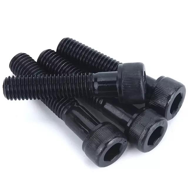 GB ROUND Head Metric Black Hex Allen Key Bolts DIN 912 Screw Full Thread Socket Bolt Screws Carbon Steel 8.8/ 10.9/ 12.9