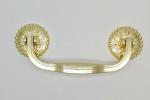 Highly Polished European Style Gold Plated Metal Coffin Handles Exquisite ZH009A