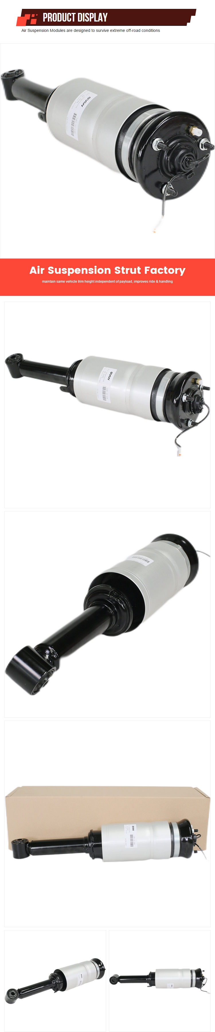 Brand new Front Air Spring Bag Strut For Landrover Range Rover Sport 5.0L VDS Air Suspension Shock Absorber LR019993 LR018190