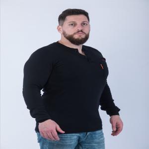 Quality Cotton Knitted FR Henley Shirt wholesale