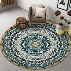 Quality Persia Style Living Room Floor Carpet Circular Carpet Rugs Nonslip wholesale