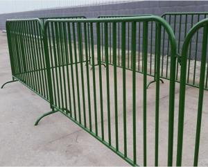 Quality Construction Sites Temporary Pedestrian Barriers , Metal Road Barricade wholesale