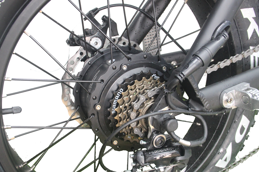 2022 Electric Fat Tyre Bike Mountain Adult Electric Bicycle 20 Inch Wheel Size 7 Speed