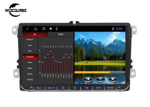 Quality 2 Din Volkswagen DVD Player GPS Navigation Android System 9 Inch Screen 1024*600P wholesale