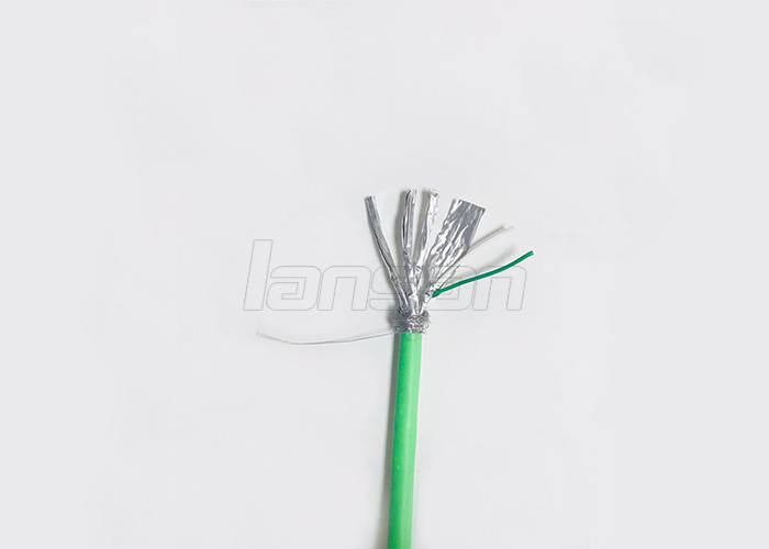LSZH Jacket Cat7 SFTP Cable PVC PE 305m/ Roll Copper Wire ANATEL