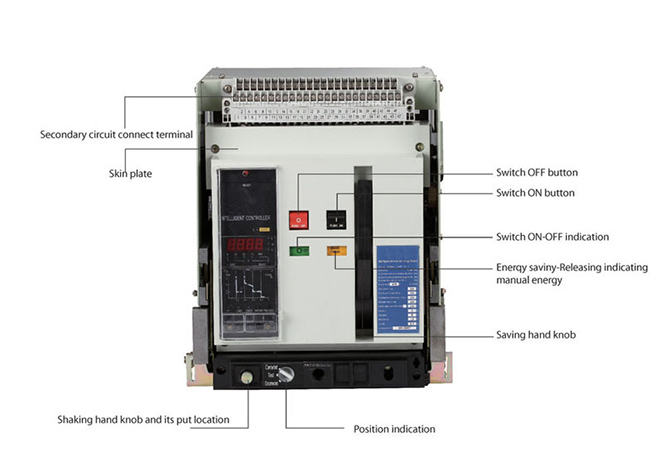 High quality Intelligent ACB DW45 3200A 4000A