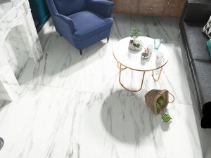 Quality Large White Marble Stone Square Floor Tile 18 Quot X18 Quot 1.5mm wholesale