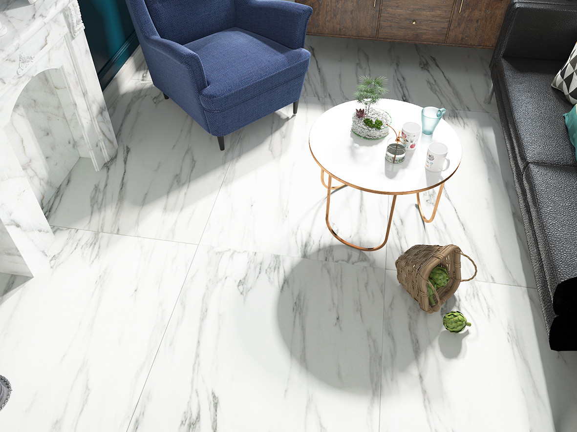 Large White Marble Stone Square Floor Tile 18 Quot X18 Quot 1.5mm