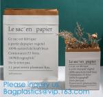 le sac en papier bag, Kraft Paper Storage Linen Bag Kids Toys Clothing Organizer