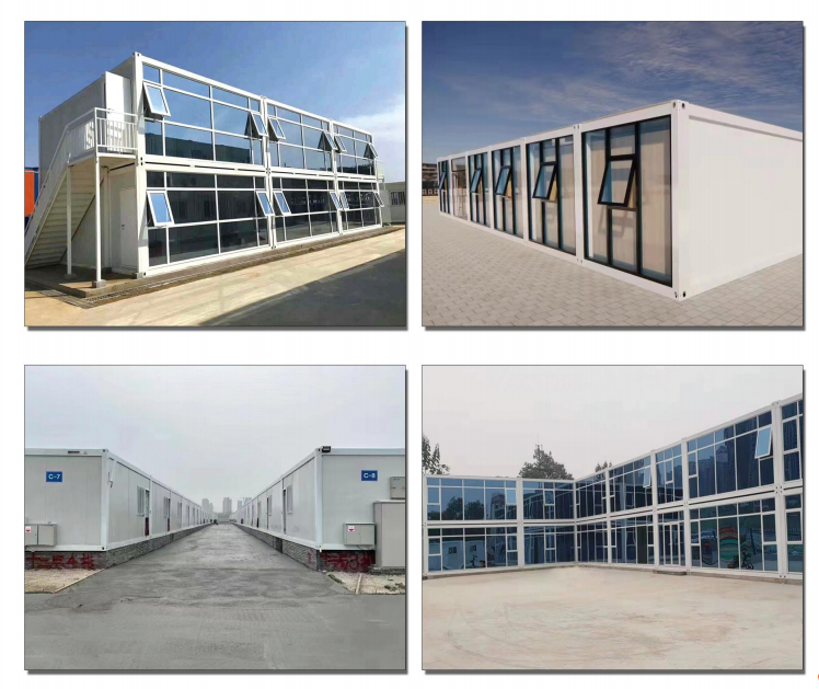 Foldable / Extendable / Detachable Modular Container House Weather Resistant Custom