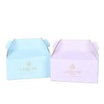 Gift Pastry Cake Box Packaging Biodegradable Green White Tall Mini Wedding