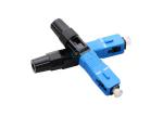 SC APC UPC Fiber Optic Fast Connector For FTTH Drop Cable Field Termination