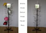 Motor Helmet Metal Clothing Display Rack