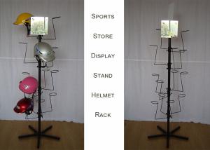 Quality Motor Helmet Metal Clothing Display Rack wholesale