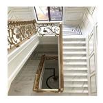 Popular White Marble Stairs Step Riser Natural Stone for Upstair Interior