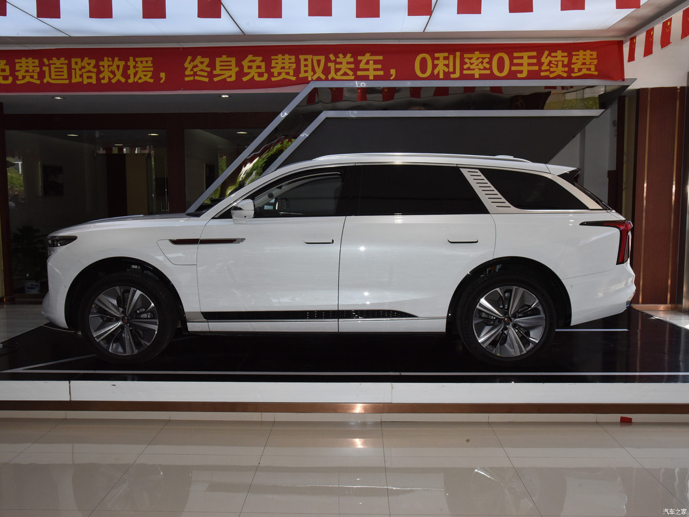 New car Hongqi E-HS9 2021 460KM Flag at version 6 seats LARGE SUV electric vehicles automobile fast speed for adults