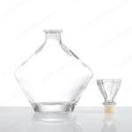 Bottle Material Healthy Lead-free Glass Clear 750ml Wine Glass Bottle for Whisky