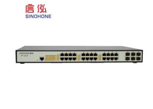 Quality Low Consumption POE Fiber Optic Network Switch 1000M Gigabit 30 Ports wholesale
