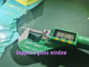 Quality Polygon 100um Thickness Sapphire Optical Window Wafer Chemical Resistance wholesale