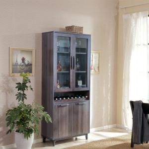 Quality Home Apartment Wine Rack Cabinet Wine Wood Cabinet E1 wholesale