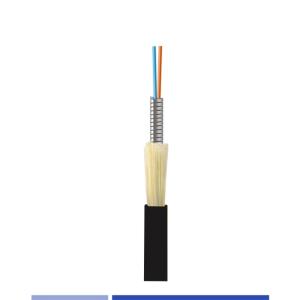 Quality 6 Strand Armoured Fibre Optic Cable Singlemode G652D Riser Jacket For Indoor Outdoor Application wholesale