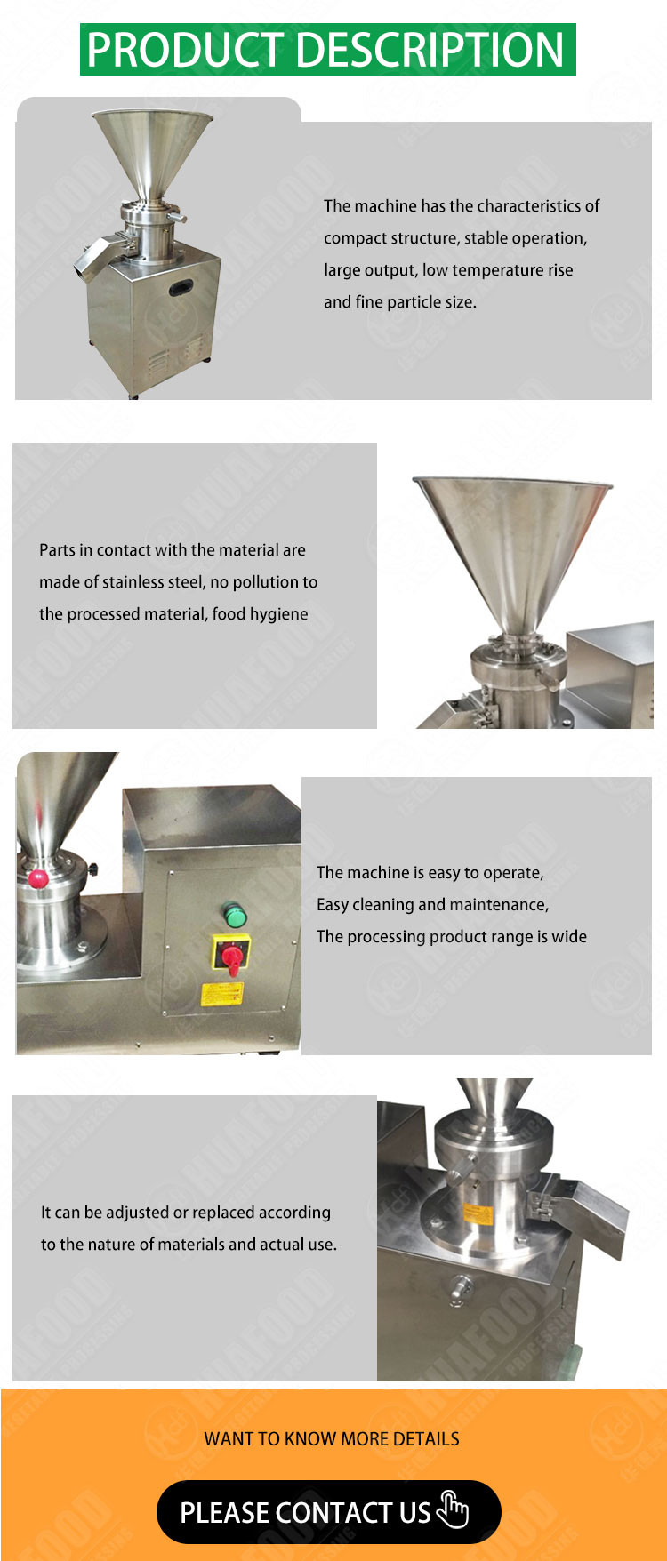 OEM/ODM Commercial Used Chilli Grinding Machine In Sri Lanka