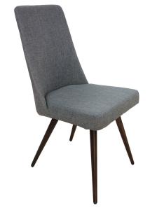 Quality Polyester Fabric Upholstered Woodgrain Dining Chair Livingroom Chair Leisure Chair wholesale