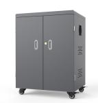 Antirust Tablet Storage Cabinet USB Charging Cart 54 Ports