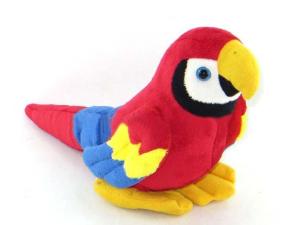 Quality Red Forest Parrot Stuffed Animal Toys Children Soft Plush Toy wholesale