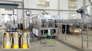 Quality Plastic Bottle Hot Fruit Juice Filling Machine With 6 Head wholesale