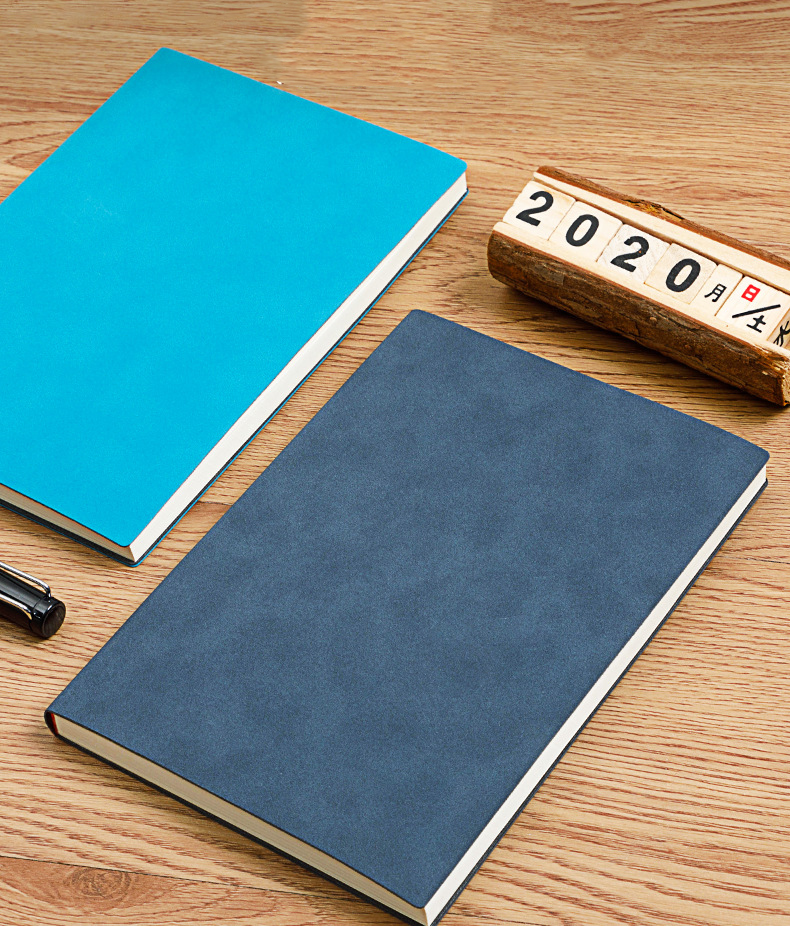 Thread Sewing A5 Custom Logo Diary Planner Notebook for Business Professionals in 2021