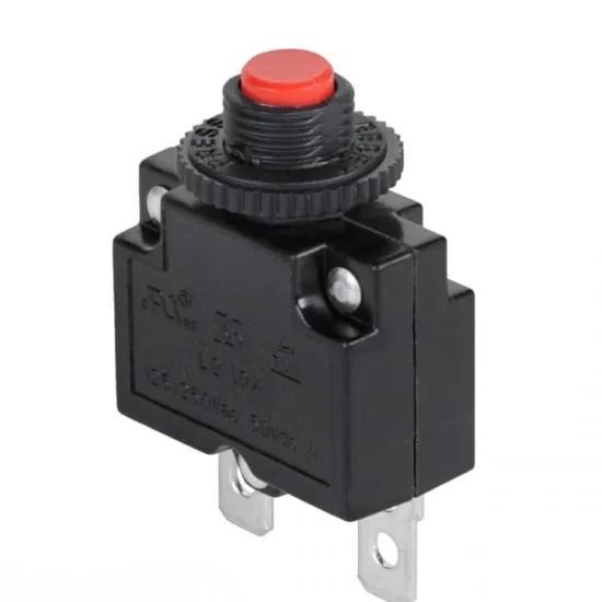 Cheap 20A 32VDC Black Overload Protector Bakelite Miniature Circuit Breaker for sale