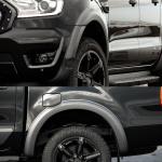 MOSUN Flexible Car Wheel Fender Flares , Extra Wide Body Fender Flares