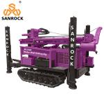 Diesel Engine Water Well Drilling Rig Machine 220m Depth Hydraulic Borehole