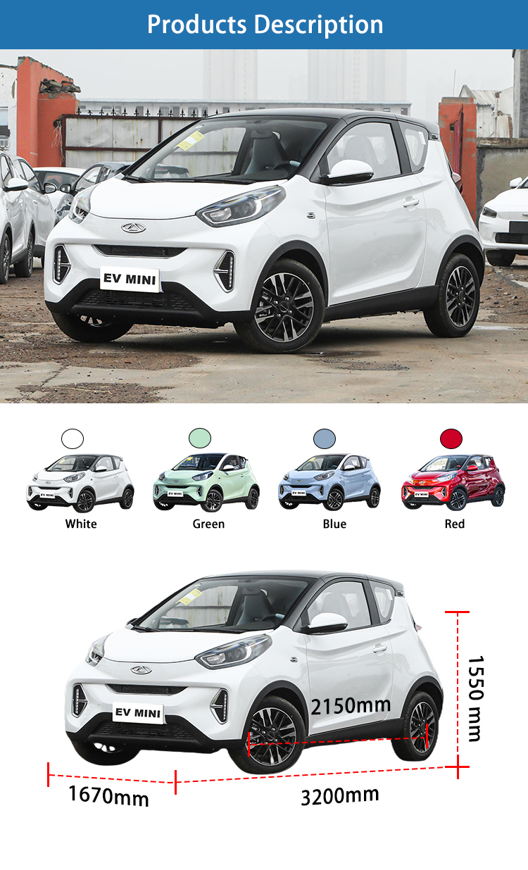 China Cheap New Energy Vehicles Chery Cars Mini EV Electric Car