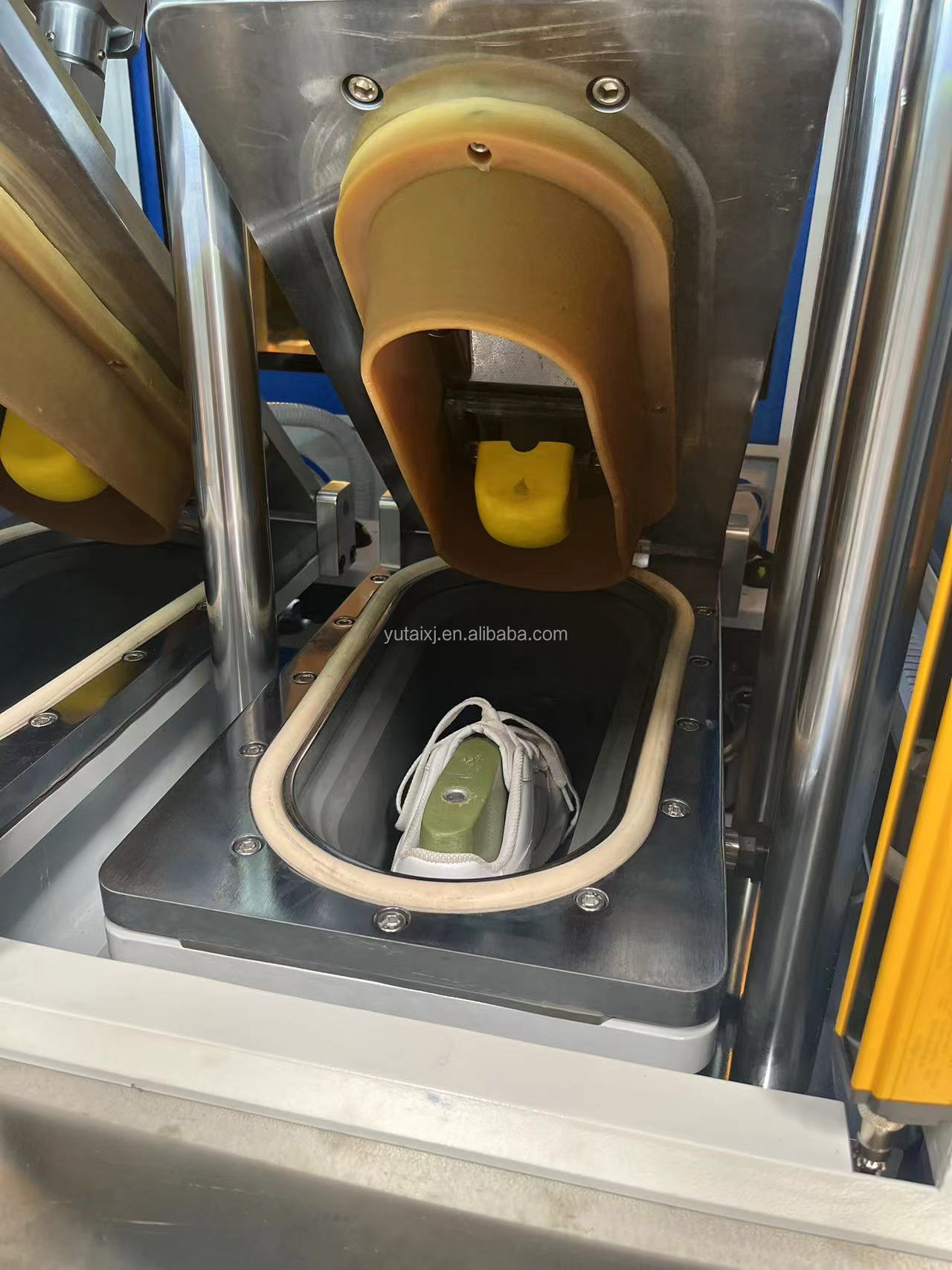 Intelligent Pneumatic Mold Shoe Sole Pressing Machine Vacuum Free Shoe Sole Press