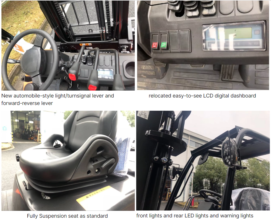 5000Lbs Diesel Engine Forklift With 4th Joystick Control For Heavy Duty Outdoor Material Handling
