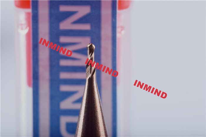 SGS Mico Two Flute Milling Machine Bits End Mill With TiSiN / NANO Coating