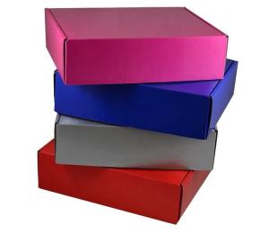Quality Recycled Materials Corrugated Shoe Boxes Personalized Design For Clothing Shoes wholesale