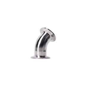 Quality Round 45 Degree Welding Elbow Bend Pipe Fitting for Sanitary Stainless Steel 304 346L wholesale