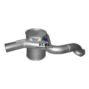 Quality 123/03964 12303964 Exhaust Silencer Muffler Non Turbo JCB 4C 3CXE 3CX 214-4 217-4 216-4 215-4 217-2 214SM-4 wholesale