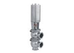 Stainless Steel Sanitary Valves - Pneumatic Shut-off and Diverter Valve