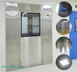 Quality Customized Size Air Shower Room Stainless Steel Manual Single Person Air Shower Booth wholesale