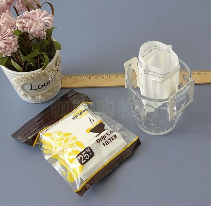Customized logo and printing hanging ear drip coffee filter bag for coffee and tea