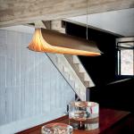 Modern LED long Luxury chandelier restaurant Dining room office Respiro